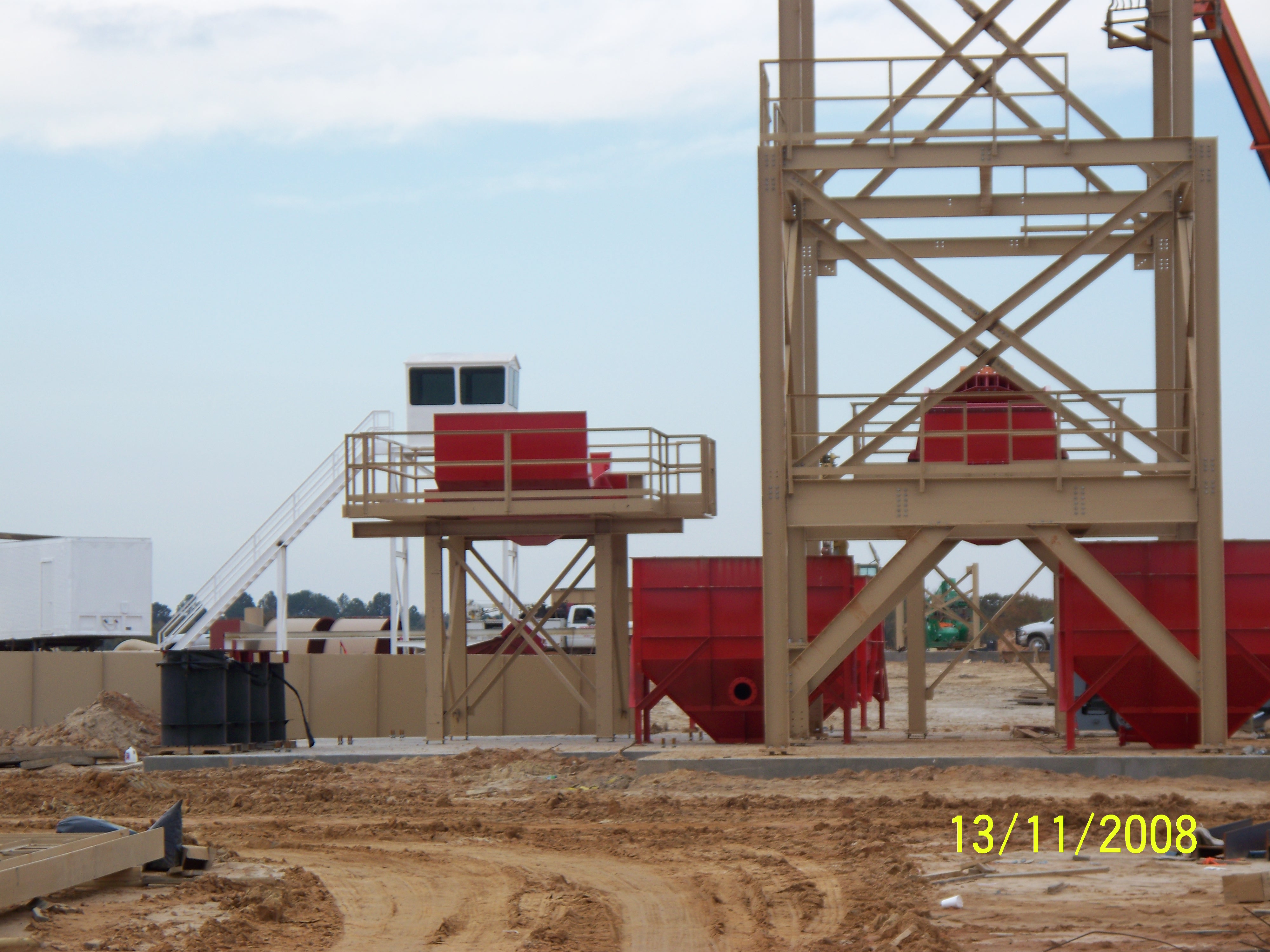 New sand plant being built in Texas under Project Engineering and Management by Blethen Mining Associates, PC